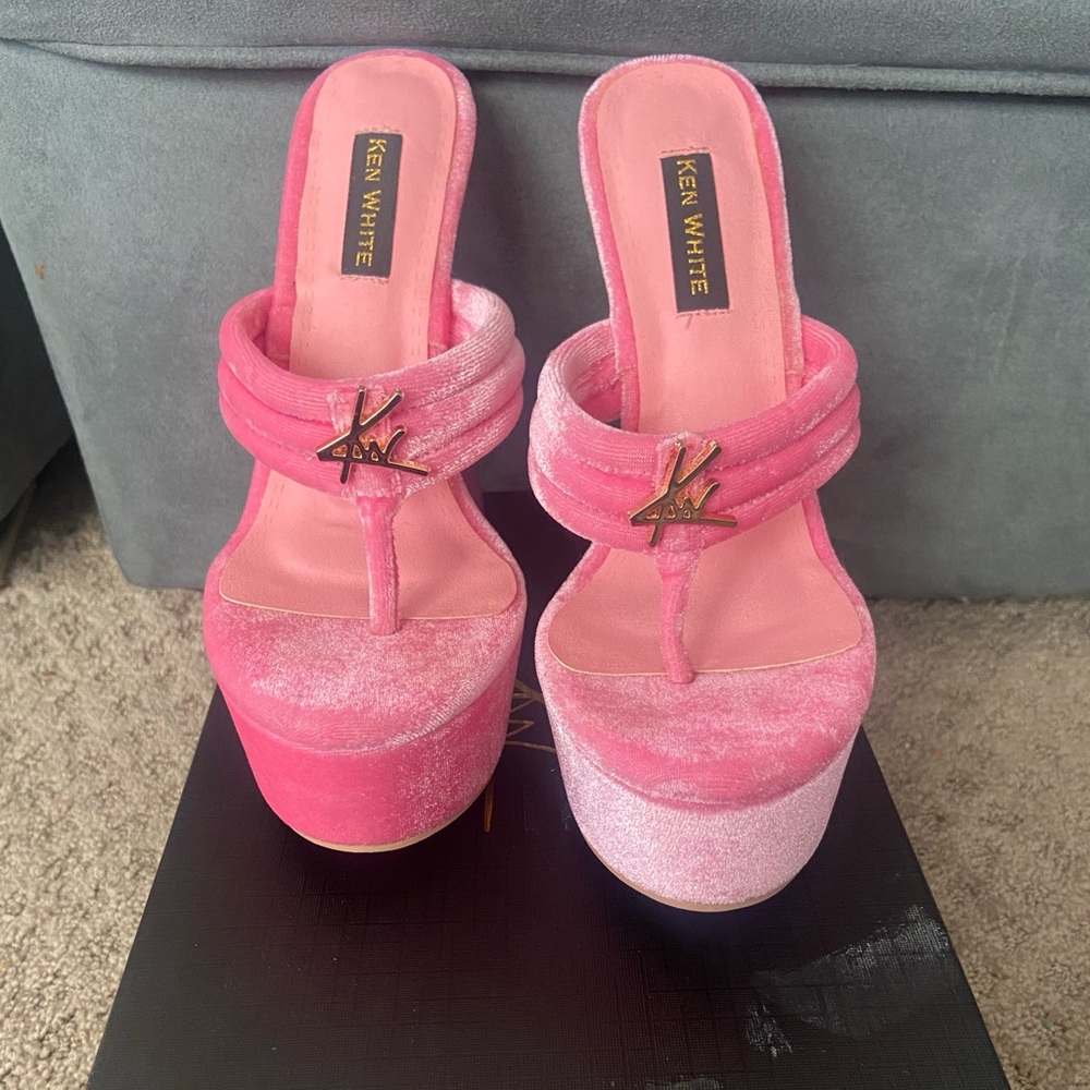 Ken White Heels